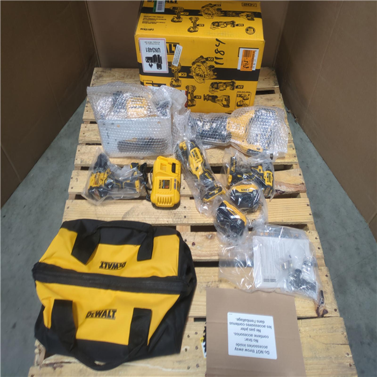 CALIFORNIA AS-IS DeWalt Brushless 5-Tool Combo Kit