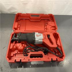 AS-IS- Milwaukee 12 Amp SAWZALL Reciprocating Saw with Case