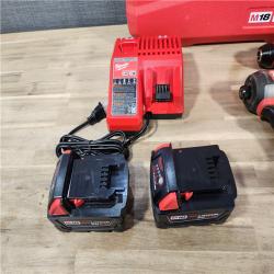 HOUSTON LOCATION - AS-IS MILWAUKEE M18 FUEL 18V Lithium-Ion Brushless Cordless Hammer Drill and Impact Driver Combo Kit (2-Tool) with 2 Batteries