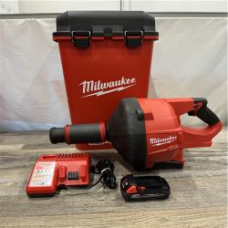 AS-IS Milwaukee FUEL 18-Volt Lithium-Iron Cordless Plumbing Drain Snake Auger Kit