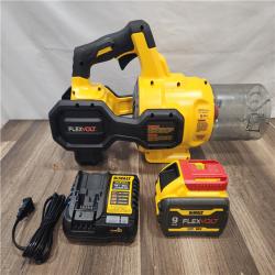 AS-IS- DeWalt 60V AXIAL BLOWER DeWalt AXIAL BLOWER  Brushless Cordless Battery Blower Kit with (1) 9Ah FLEXVOLT Battery and Charger