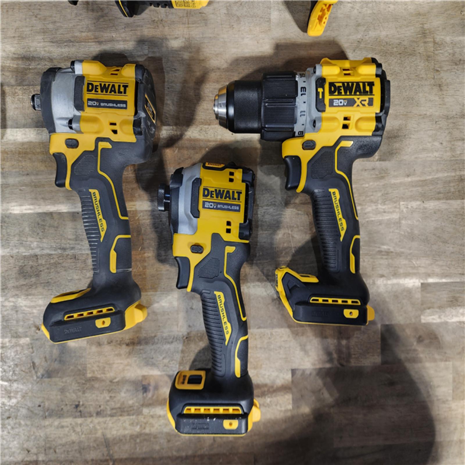 HOUSTON LOCATION - AS-IS DEWALT 4 TOOL COMBO KIT W/ (2) BATTERY & CHARGER