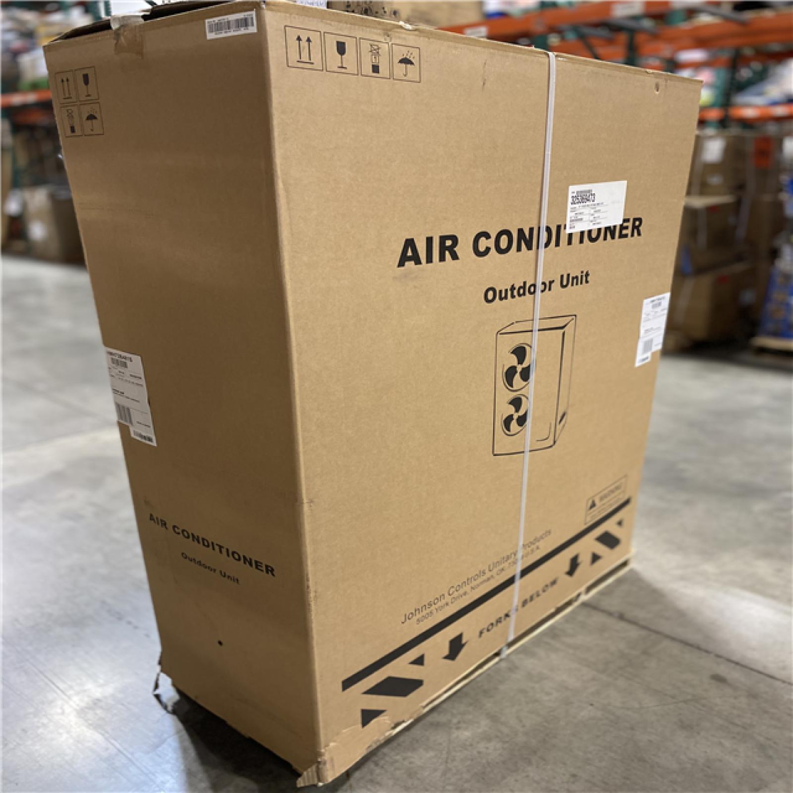 DALLAS LOCATION - Johnson Controls 17 SEER2 4 Ton Horizontal Side Discharge Modulating Heat Pump