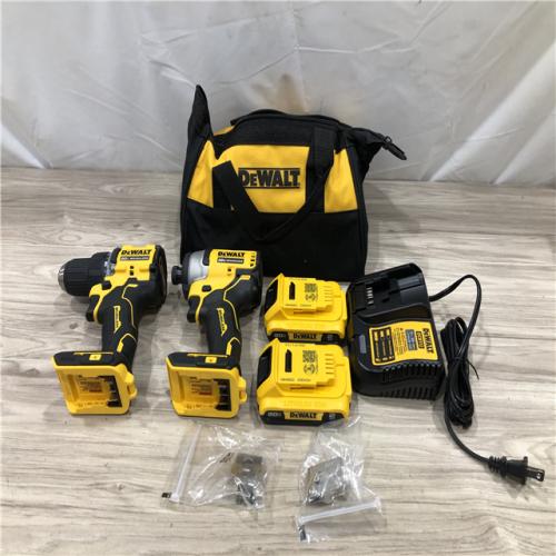 AS-IS DEWALT ATOMIC 20-Volt MAX Lithium-Ion Cordless Combo Kit