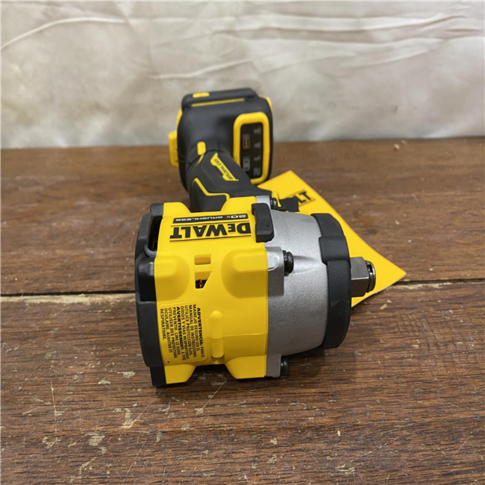 AS-IS ATOMIC 20V MAX Lithium-Ion Brushless Cordless 1/2 in. Variable Speed Impact Wrench Kit with 5 Ah Battery and Charger