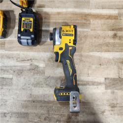HOUSTON LOCATION - AS - IS DEWALT ATOMIC 20V MAX Lithium-Ion Cordless 1/4 in. Brushless Impact Driver Kit