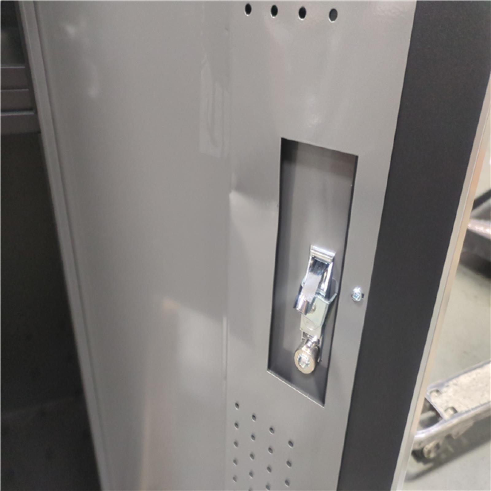 CALIFORNIA AS-IS HUSKY FIXED  2 DOOR CABINET