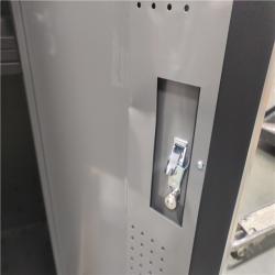 CALIFORNIA AS-IS HUSKY FIXED  2 DOOR CABINET