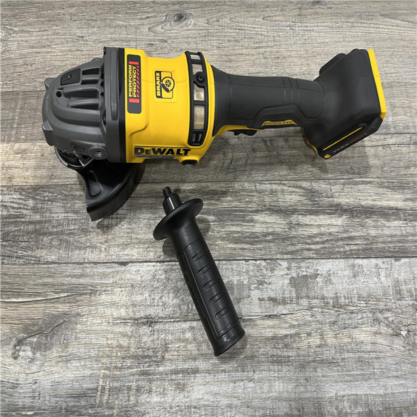 AS-IS DEWALT FLEXVOLT 60V MAX Cordless Brushless 4.5 in. to 6 in. Small Angle Grinder with Kickback Brake (Tool Only)