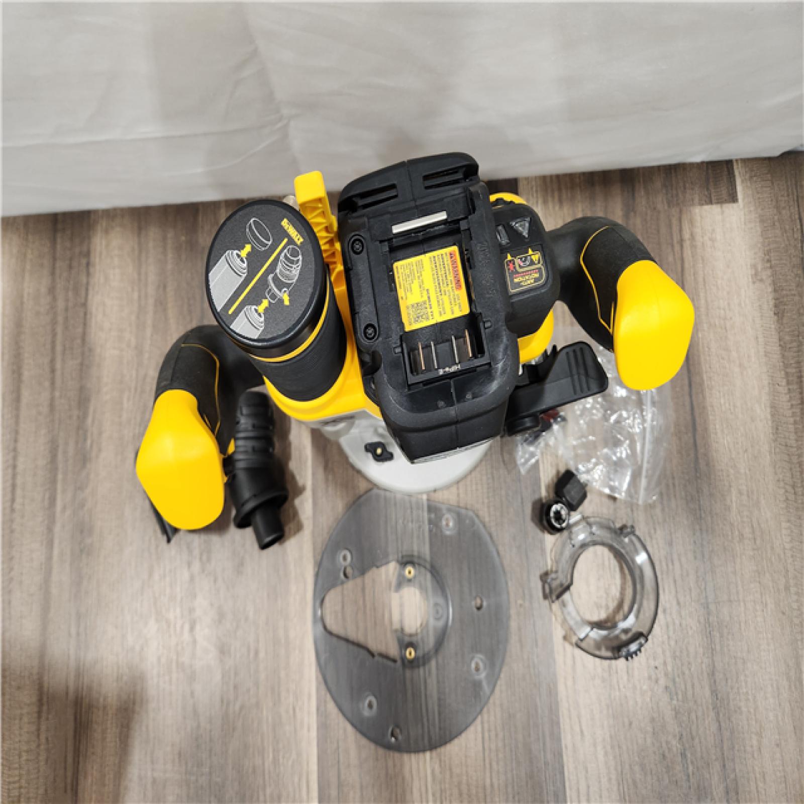 AS-IS Dewalt 20V MAX XR 2-1/4 Peak HP Brushless Cordless Plunge Router (Tool Only)