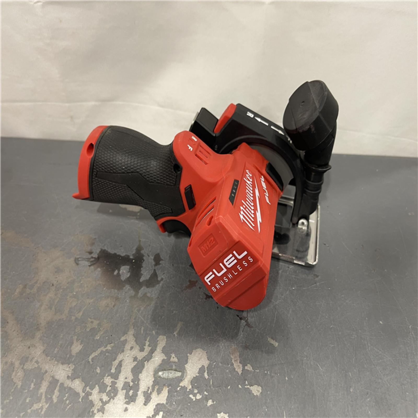 AS-IS - Milwaukee M12 FUEL 12V Lithium-Ion Brushless Cordless 3 in. Cut Off Saw