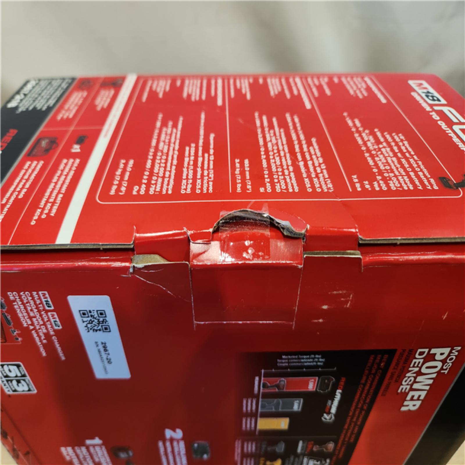 AS-IS- Milwaukee FUEL 18V Lithium-Ion Brushless Cordless 1/2 in. Impact Wrench w/Friction Ring Kit