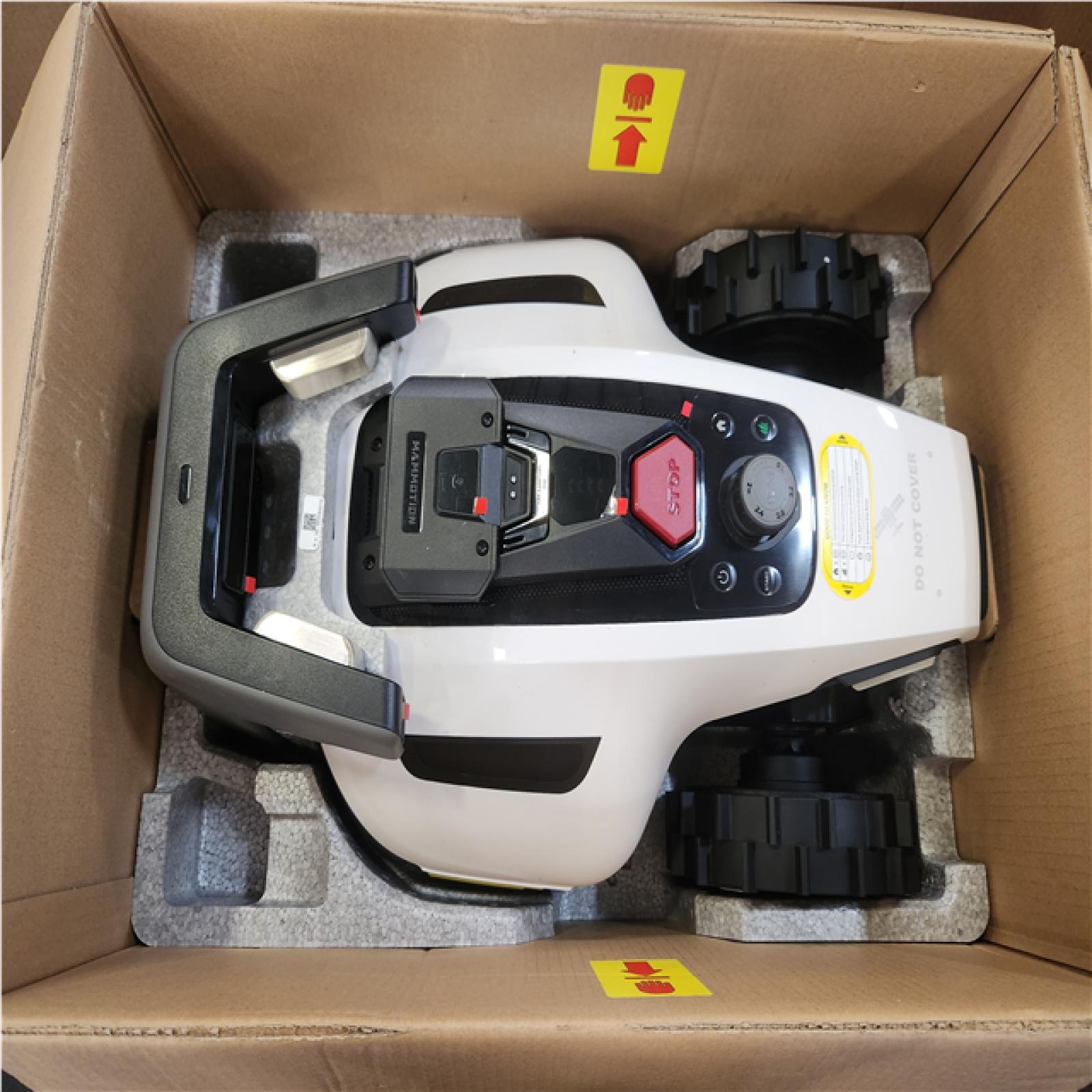 Phoenix NEW AMMOTION Yuka mini 7.5 in. Robot Lawn Mower (1/4 Acre) Adjustable Cutting Height (2 in. - 3.5 in.), All Terrain, AI Vision