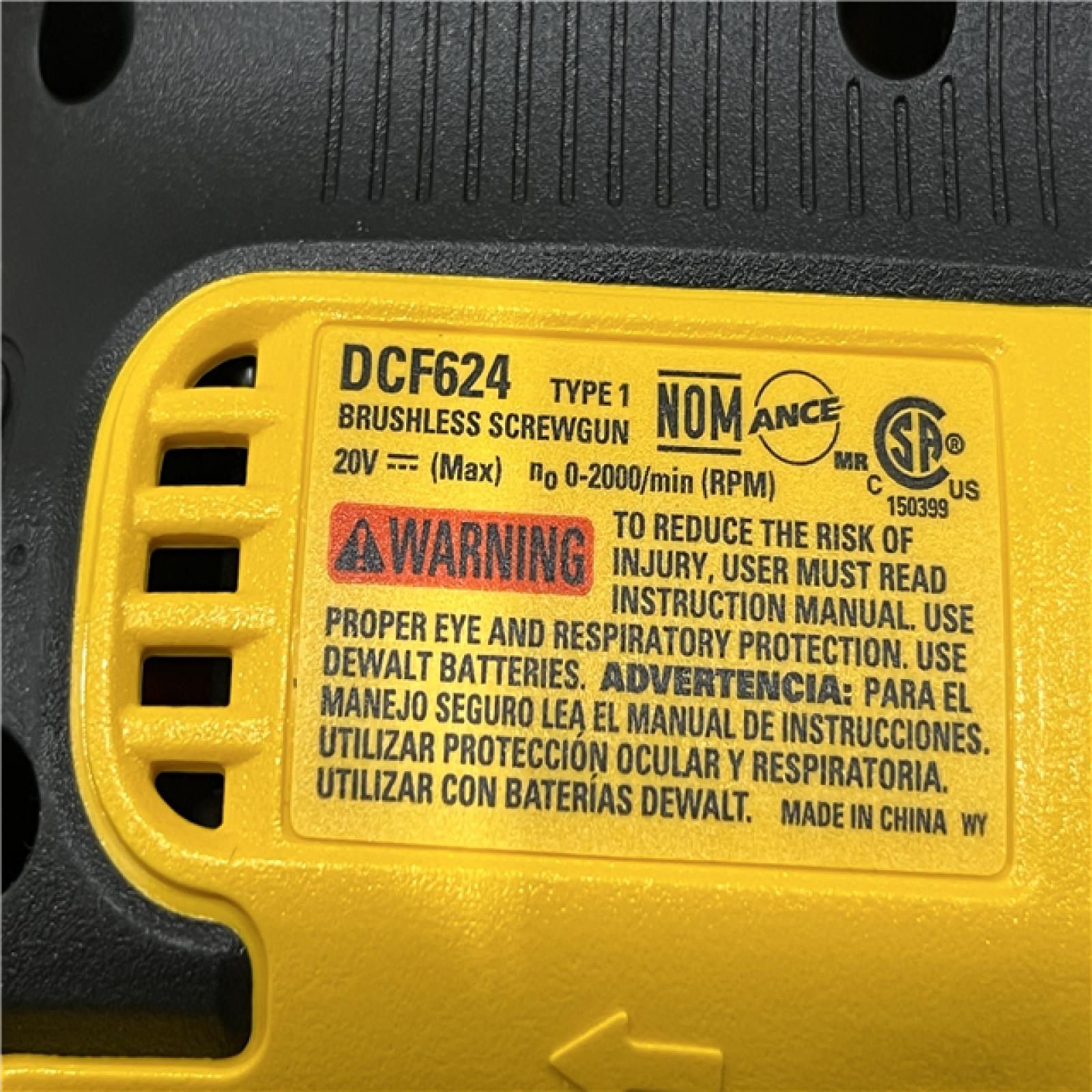 AS-IS DEWALT 20V MAX XR Cordless Brushless Drywall Screw Gun Threaded Clutch Housing (Tool Only)