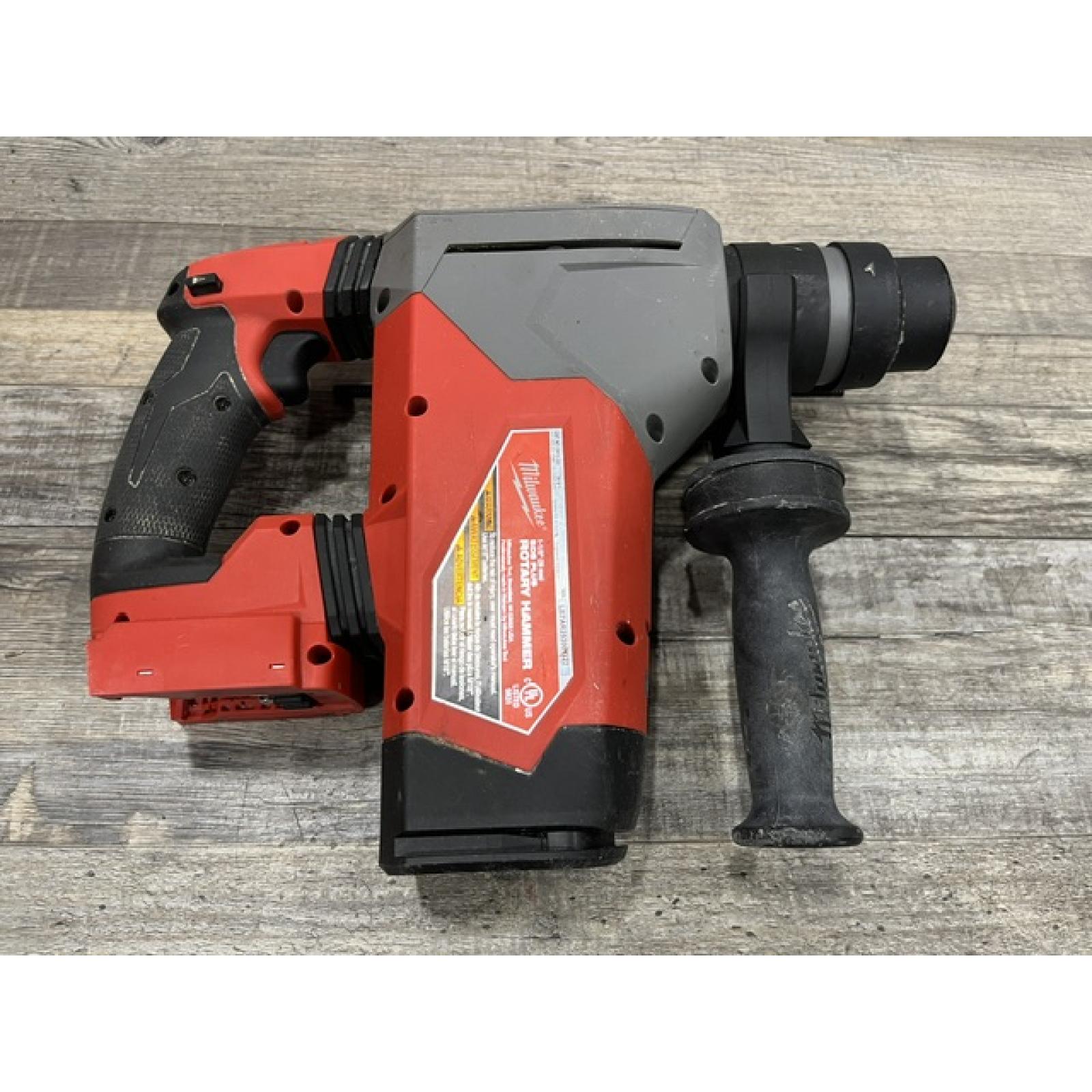 AS-IS Milwaukee FUEL 18V Lithium-Ion Brushless Cordless SDS-Plus 1-1/8 in. Rotary Hammer Drill (Tool-Only)