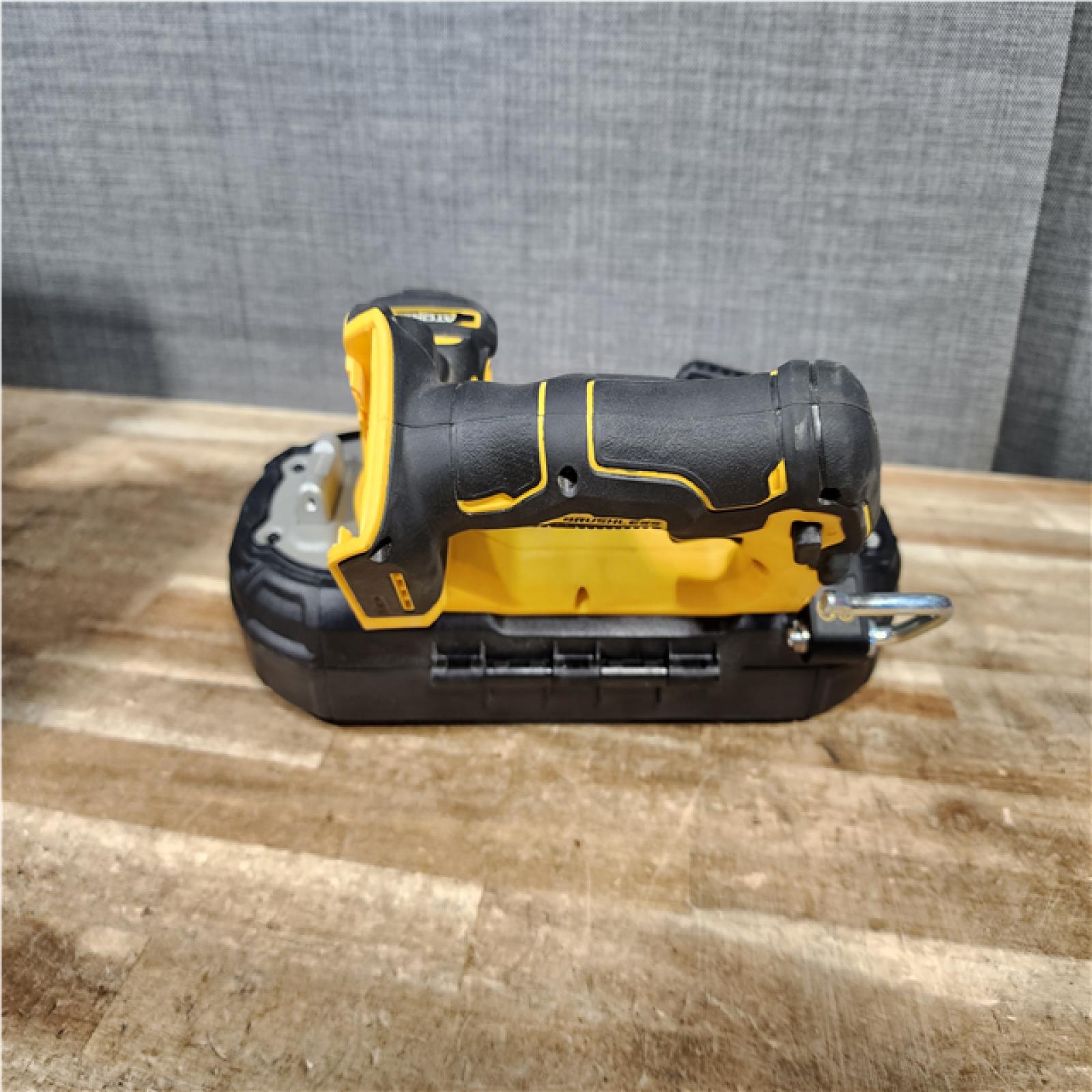Houston Location AS-IS DEWALT ATOMIC 20V MAX Cordless Brushless Compact 1-3/4 in. Bandsaw (Tool Only)