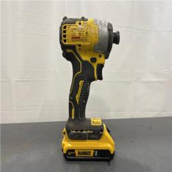 AS-IS - DeWALT ATOMIC 20V Max Lithium-Ion Brushless Cordless Compact 1/4 in. Impact Driver Kit