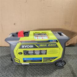HOUSTON LOCATION - AS-IS RYOBI 2,300-Watt Recoil Start Bluetooth Super Quiet Gasoline Powered Digital Inverter Generator with CO Shutdown Sensor