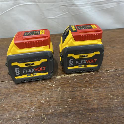 AS-IS DEWALT FLEXVOLT 20V/60V MAX Lithium-Ion 6.0Ah Battery Pack (2 Pack)
