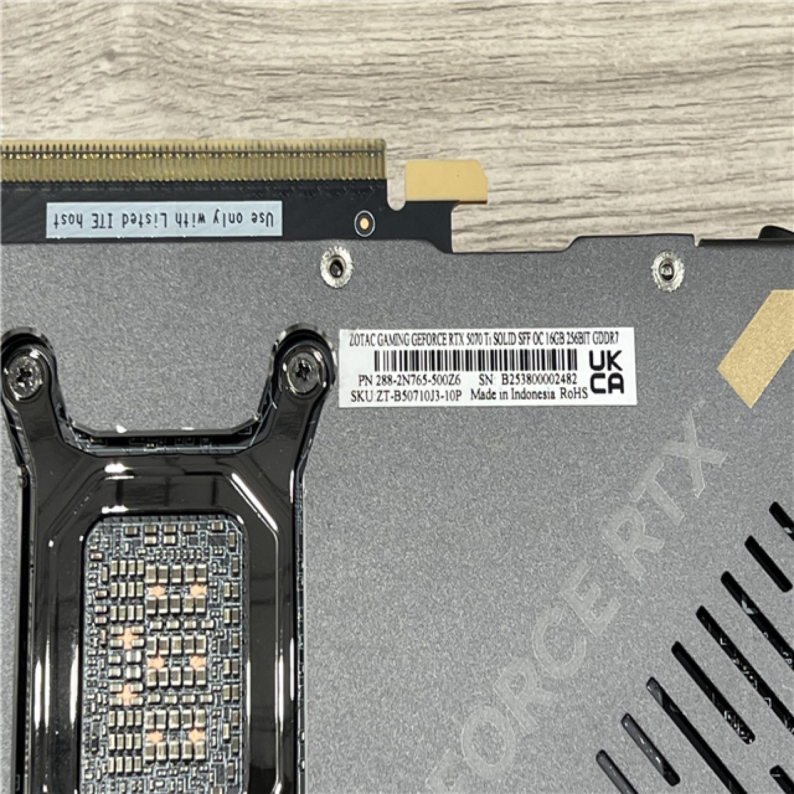 AS-IS Zotac GeForce RTX 5070 Ti Solid SFF OC 16GB GDDR7 Graphics Card