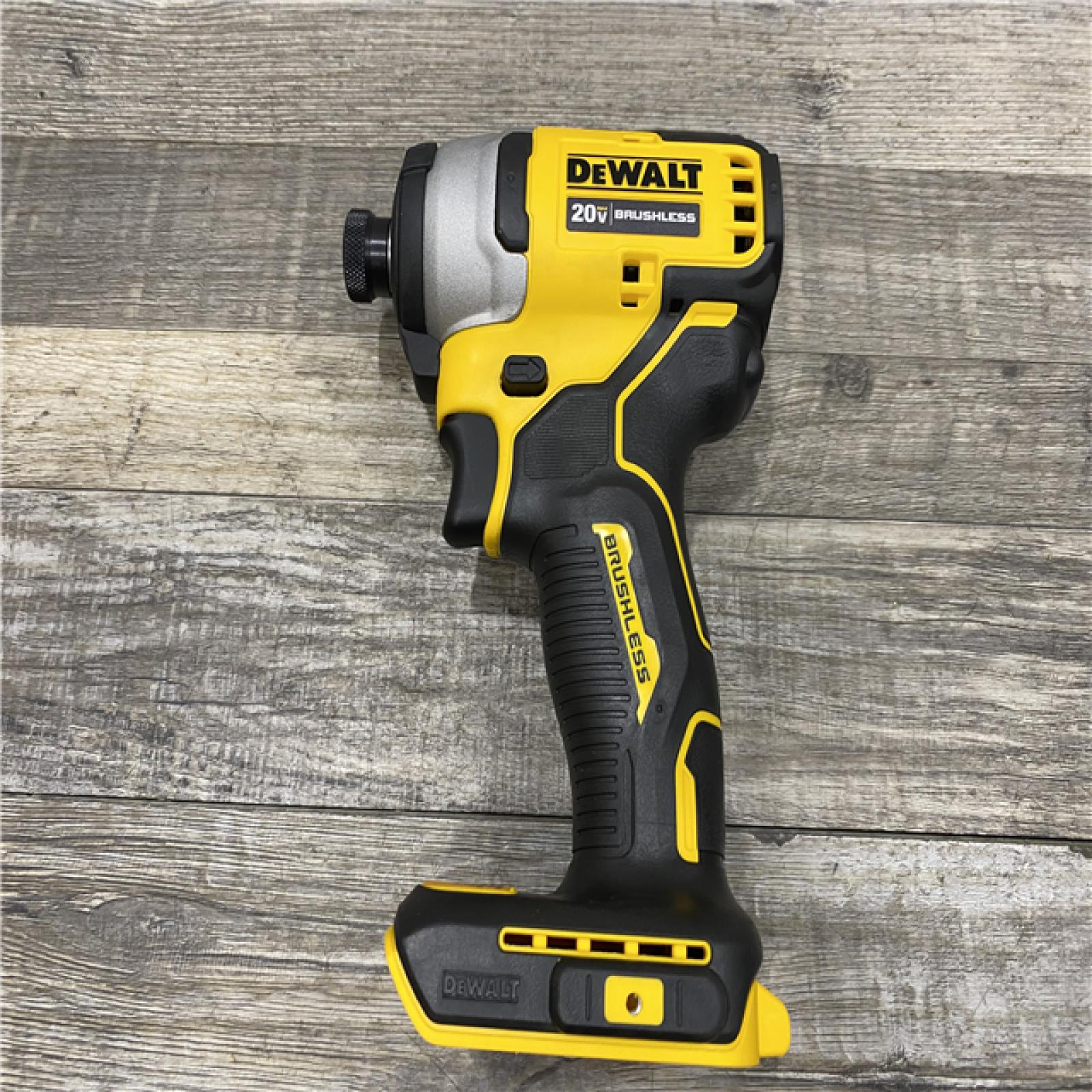 AS-IS EWALT Atomic 20V Max Lithium-Ion Brushless Cordless Compact 1/4 in. Impact Driver Kit