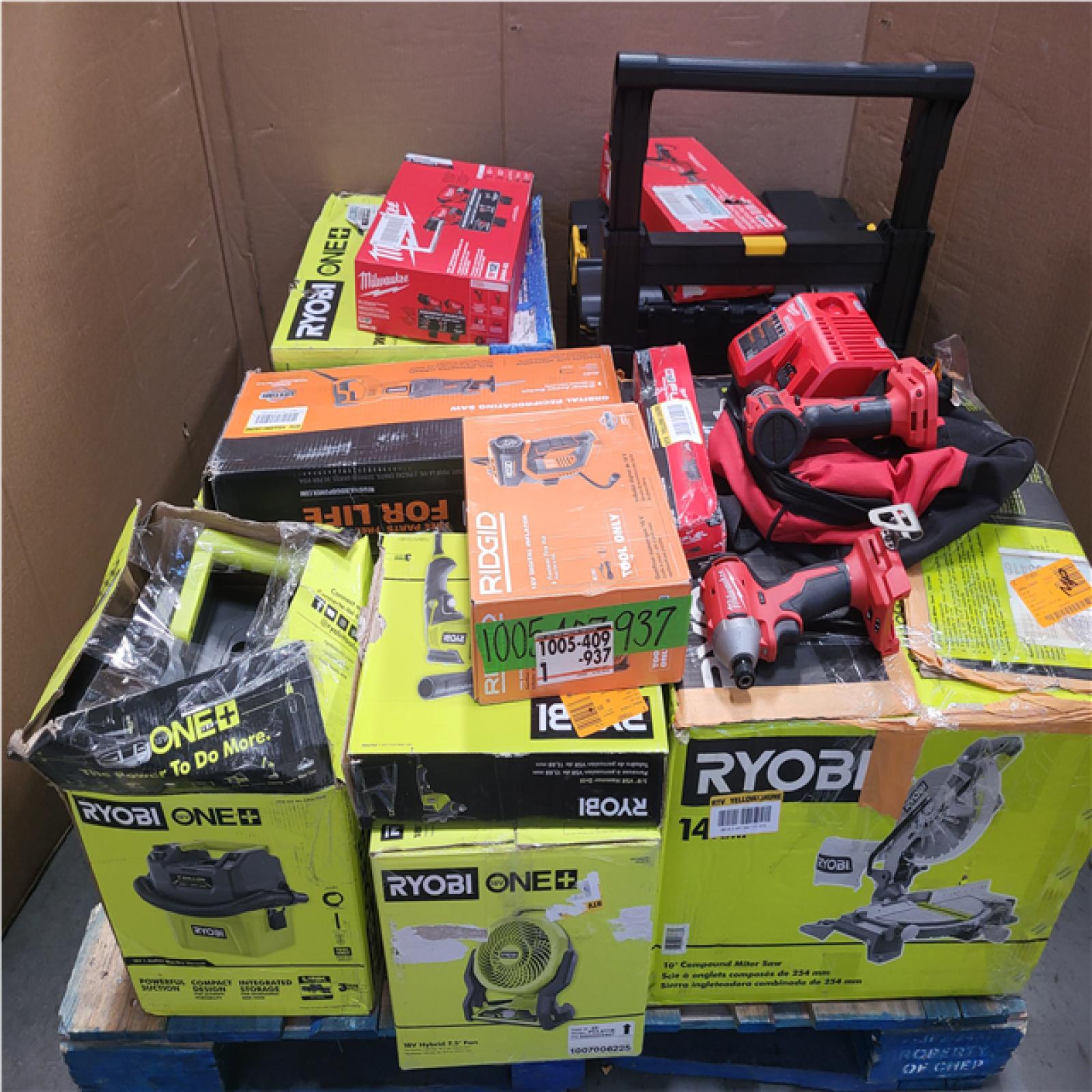 CALIFORNIA AS-IS TOOL PALLET