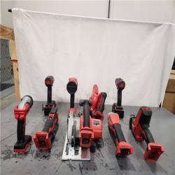 AS-IS- Milwaukee 18-Volt Lithium-Ion Cordless (9-Tool) Combo Kit