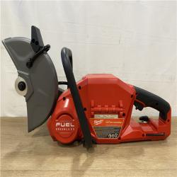 AS-IS Milwaukee FUEL ONE-KEY 18V Lithium-Ion Brushless Cordless 9 in. Cut Off Saw Kit