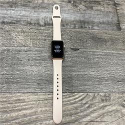 AS-IS Apple Watch Series 3 38mm GPS + Cellular 4G LTE Gold Pink Sport Band