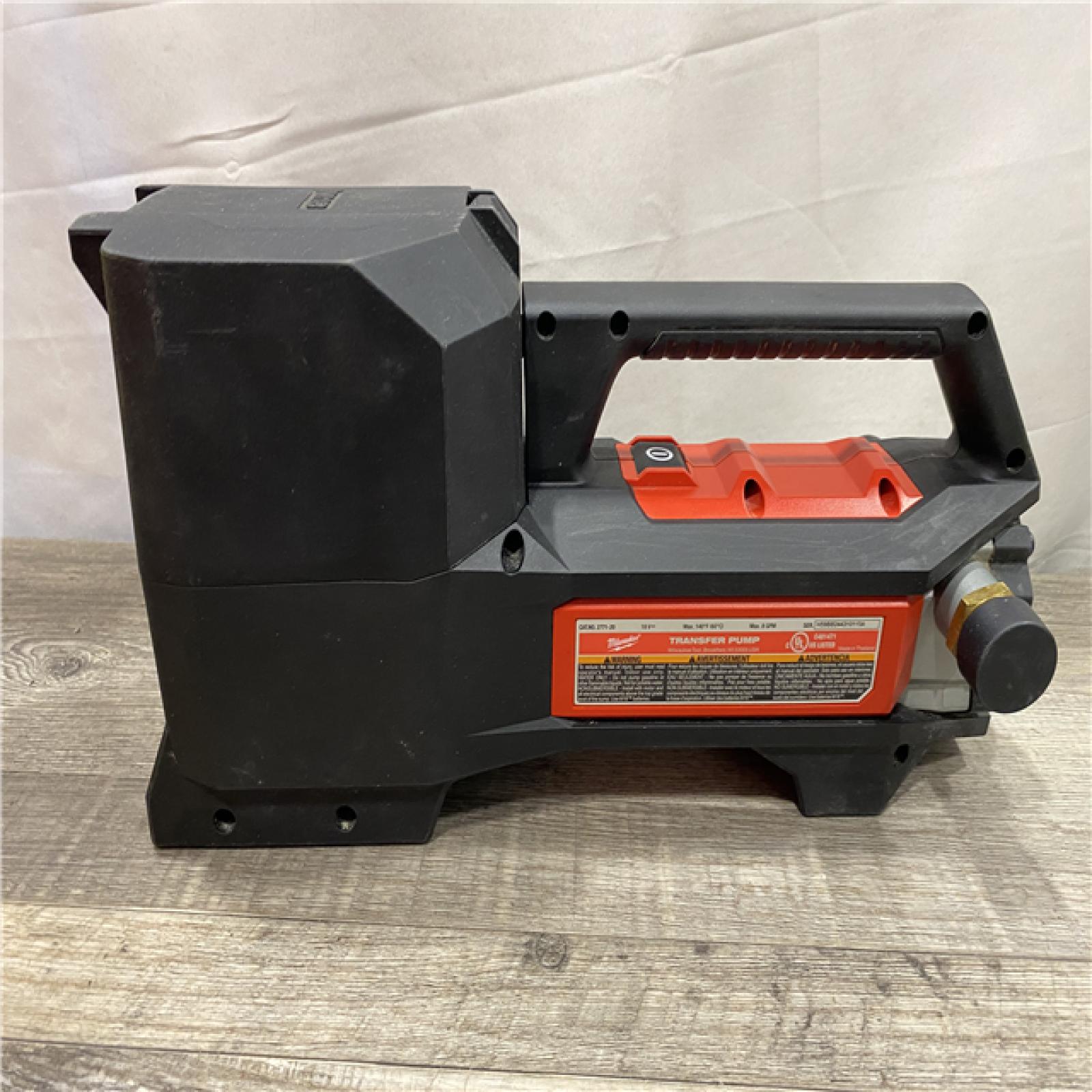 AS-IS Milwaukee 18-Volt 1/4 HP Lithium-Ion Cordless Transfer Pump (Tool Only)