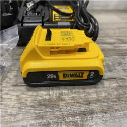 AS-IS DEWALT 20V MAX Lithium-Ion 15-Degree Electric Cordless Roofing Nailer Kit