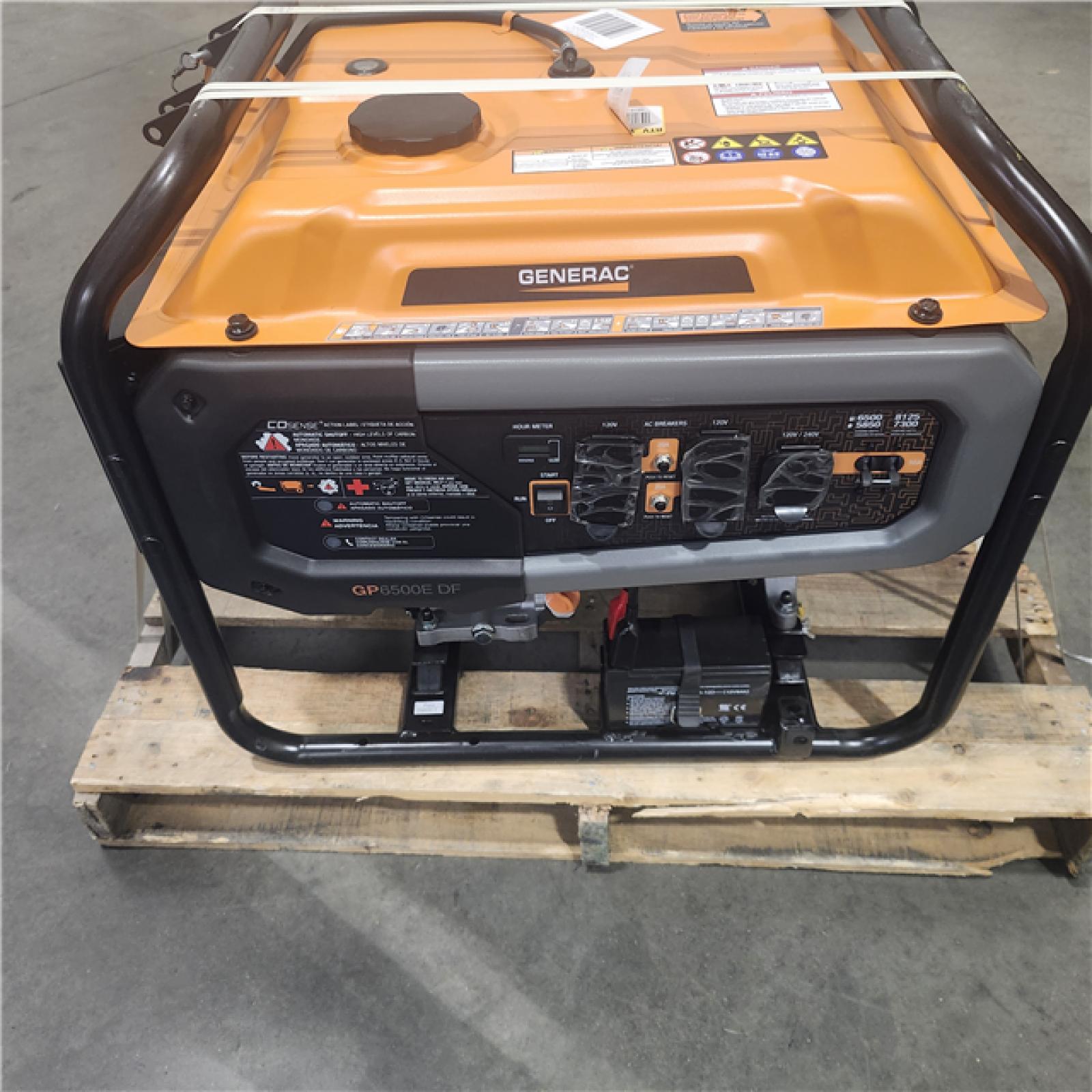 Dallas Location - As-Is GP 6500-Watt  Gas-Powered Portable Generator