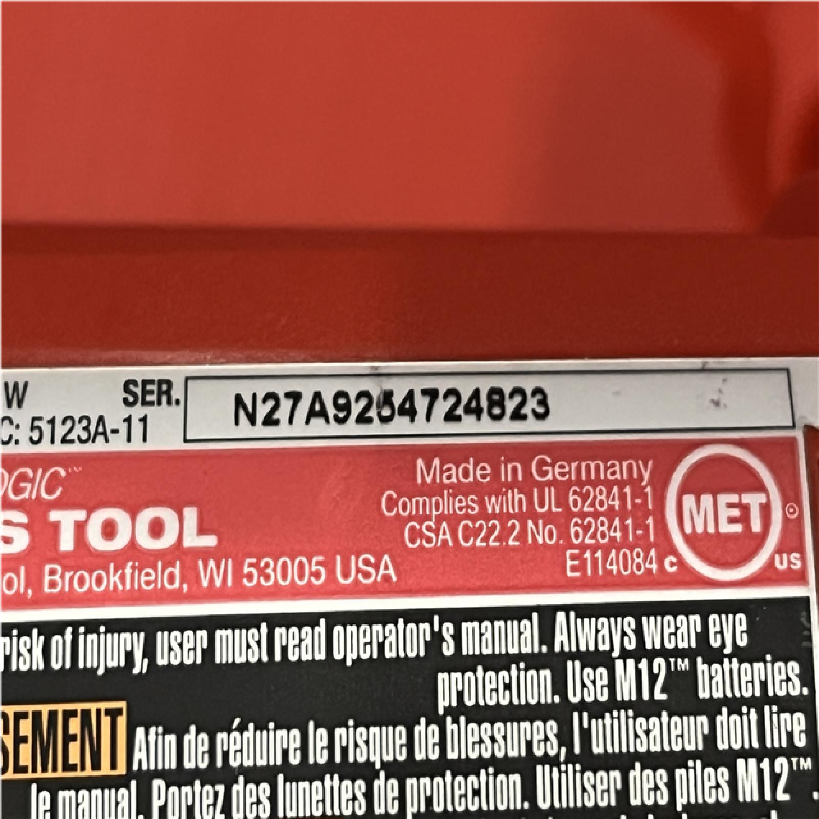 NEW - Milwaukee 12-Volt Lithium-Ion FORCE LOGIC Copper Press Tool w/ ONE-KEY