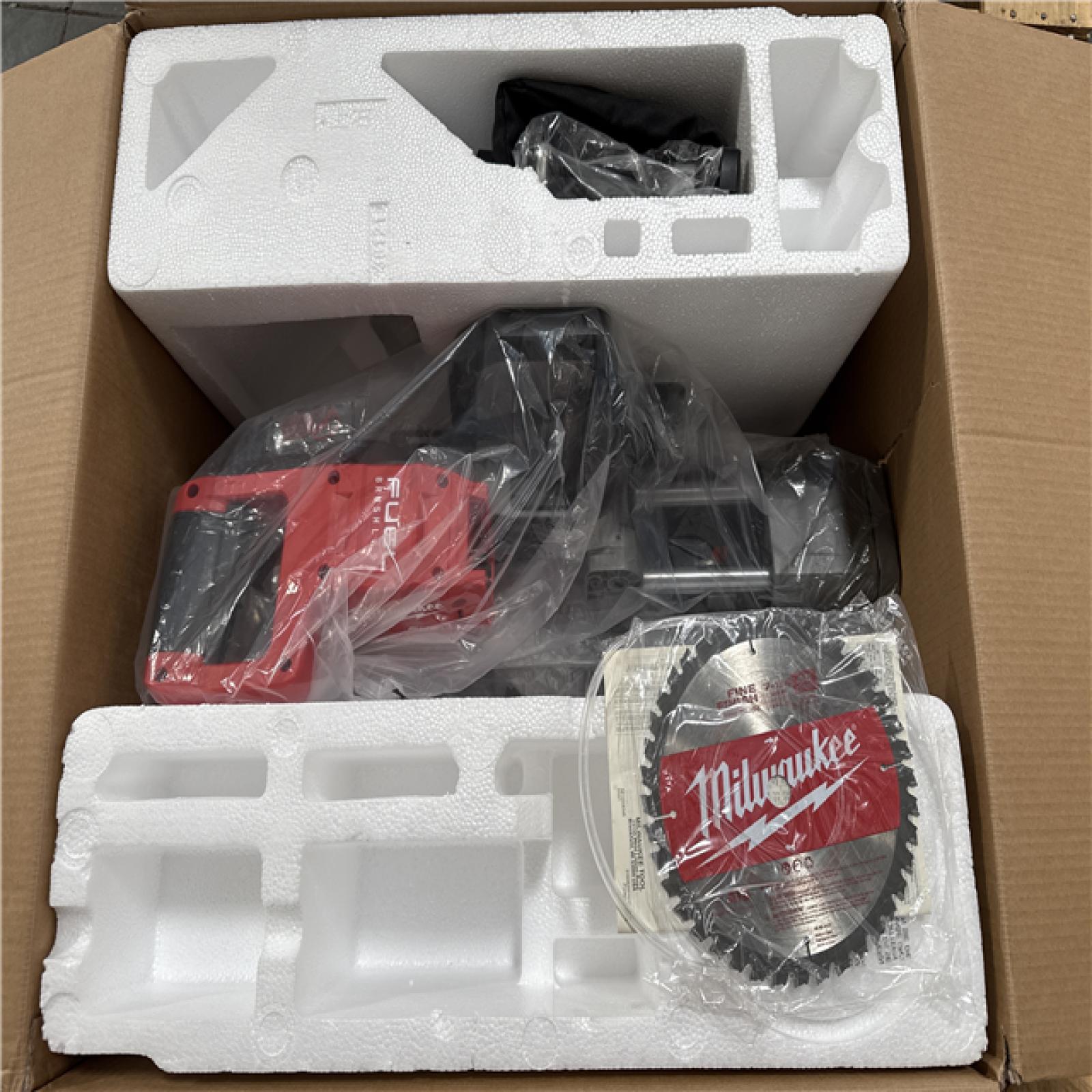 California AS-IS Milwaukee 7-1/4 Dual Bevel Sliding Compound Miter Saw (Tool Only)