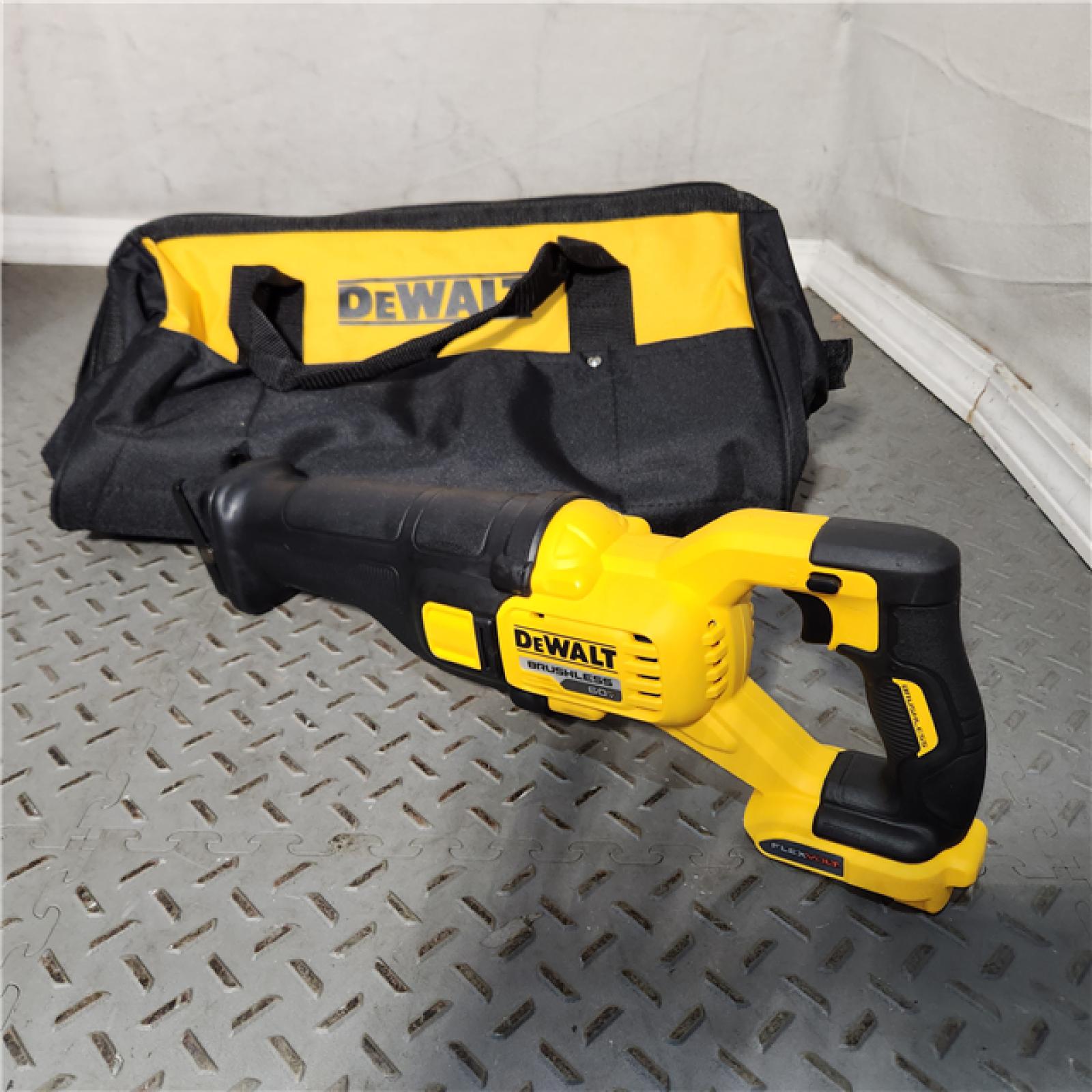HOUSTON Location-AS-IS-DEWALT DCS389X1 60V MAX FLEXVOLT Lithium-Ion Brushless Cordless Reciprocating Saw Kit 9.0 Ah APPEARS IN
