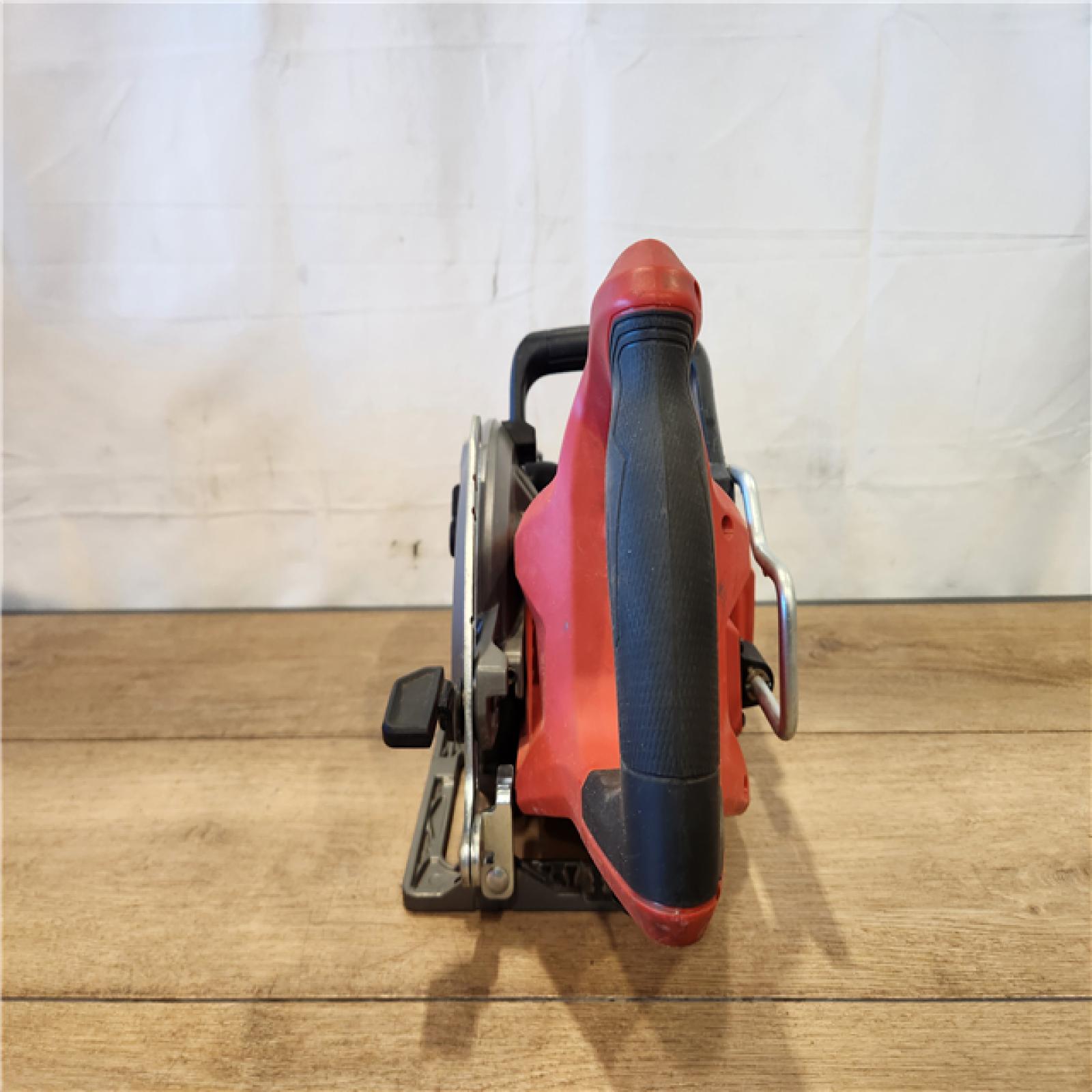 AS-IS- Milwaukee  FUEL 18V Lithium-Ion Cordless 7-1/4 in. Rear Handle Circular Saw (Tool-Only)