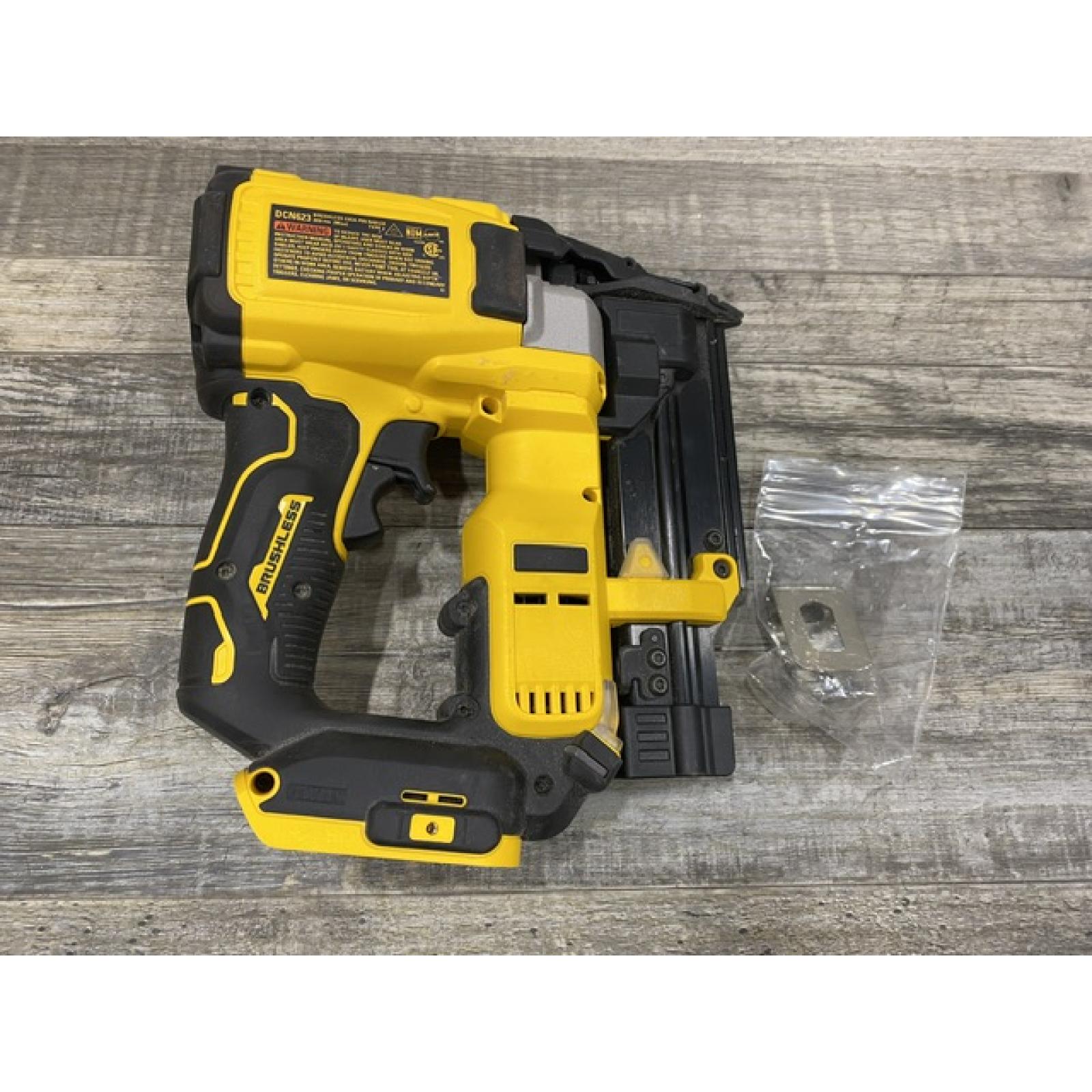 AS-IS DEWALT ATOMIC 20V MAX Lithium Ion Cordless 23 Gauge Pin Nailer (Tool Only)