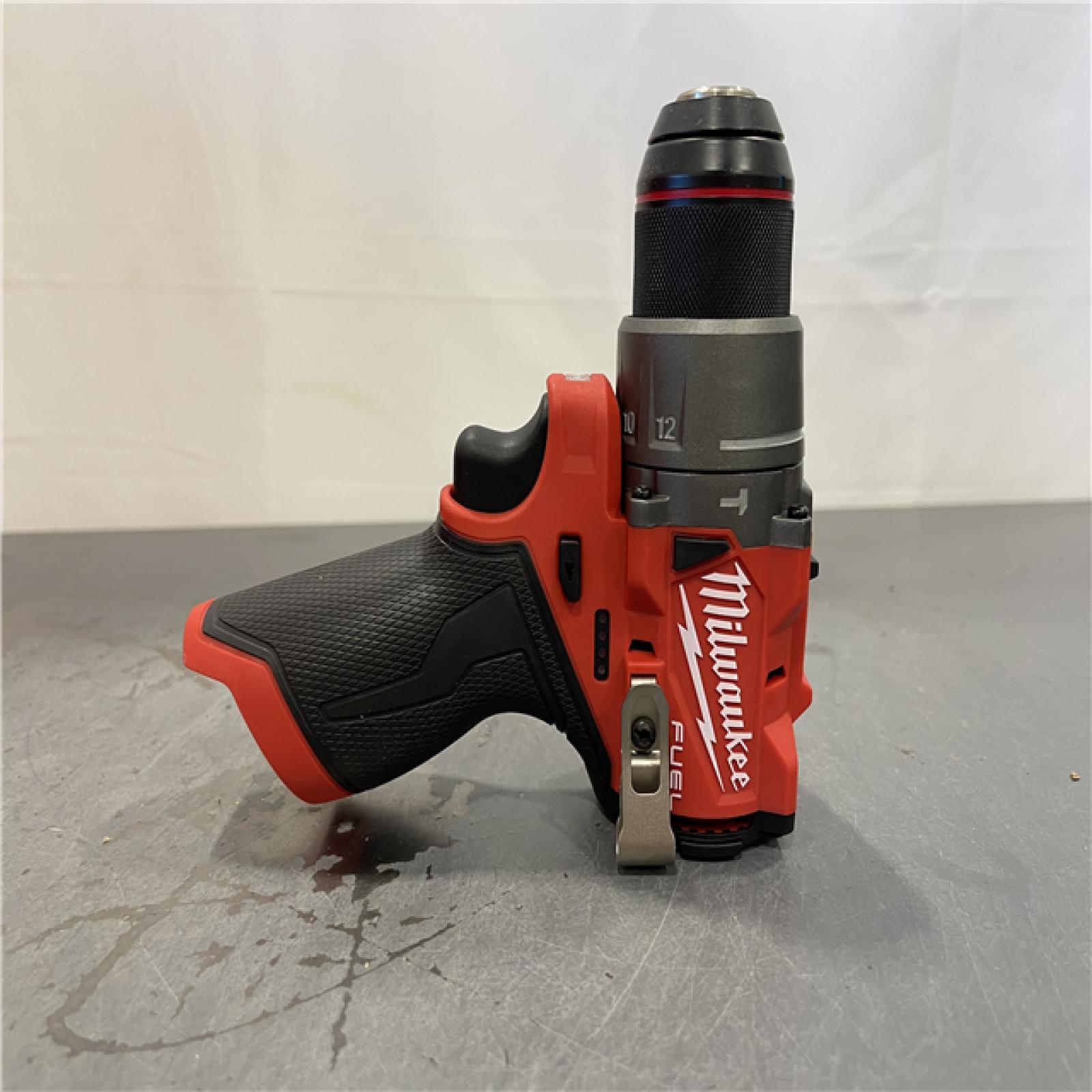 AS-IS - Milwaukee M12 FUEL 12V Lithium-Ion Brushless Cordless 1/2 in. Hammer Drill