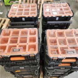 Phoenix RIDGID Pro Gear 25 in. Rolling Tool Box  22 in. XL 2-Drawer Box  Power Tool Box  and Multi-Section Organizer Combo (4-Total)