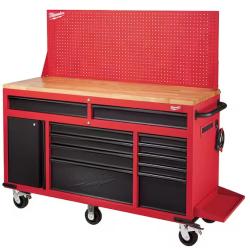 DALLAS LOCATION- NEW!- Milwaukee 61 in. 11-Drawer/1-Door 22 in. D Mobile Workbench
