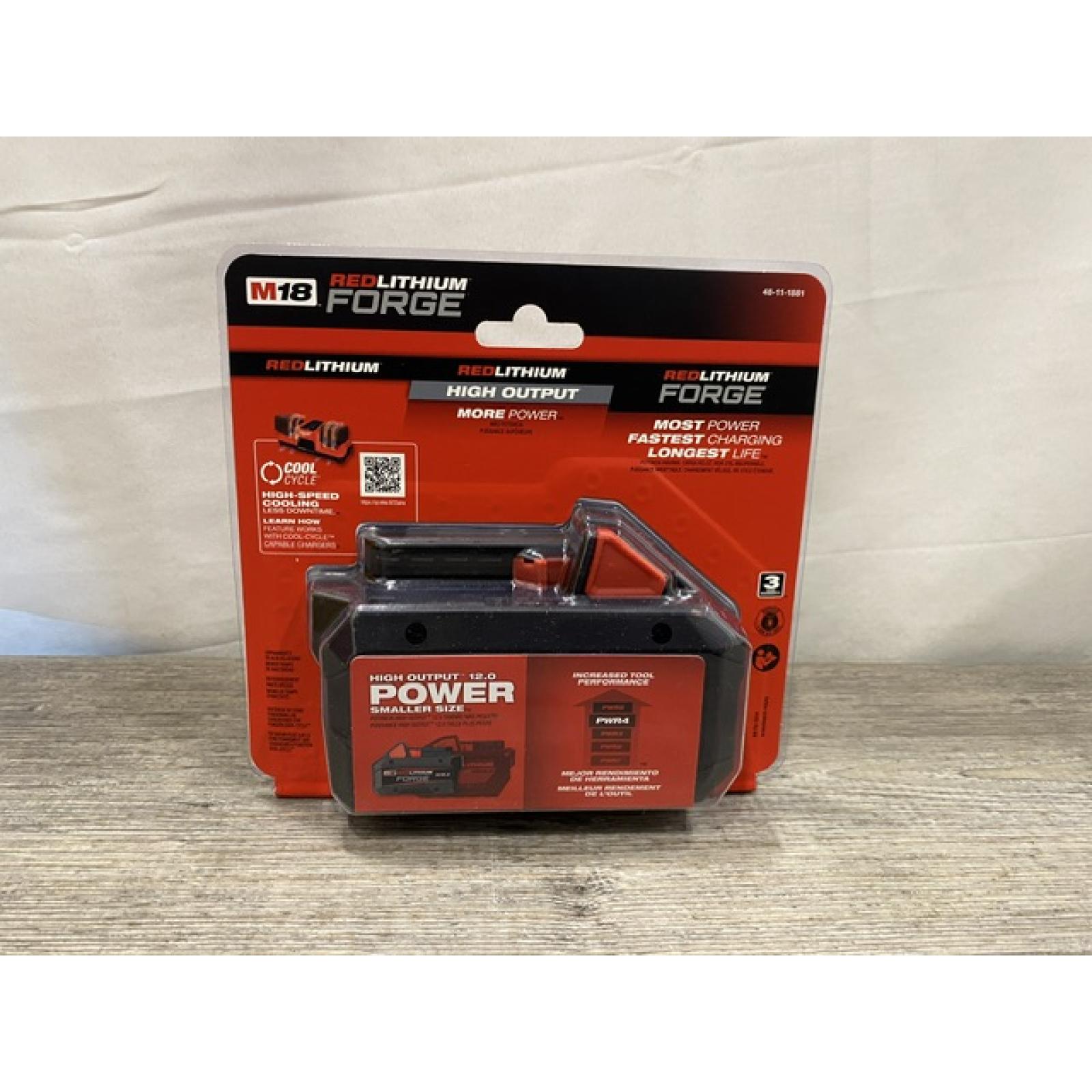 NEW - Milwaukee 18V Lithium-Ion REDLITHIUM FORGE XC 8.0 Ah Battery Pack