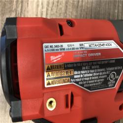 AS-IS Milwaukee FUEL 12V Lithium-Ion Brushless Cordless 1/4 in. Hex Impact Driver (Tool-Only)