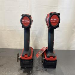 AS-IS- MILWAUKEE FUEL 18V Lithium-Ion Brushless Cordless Hammer Drill and Impact Driver Combo Kit