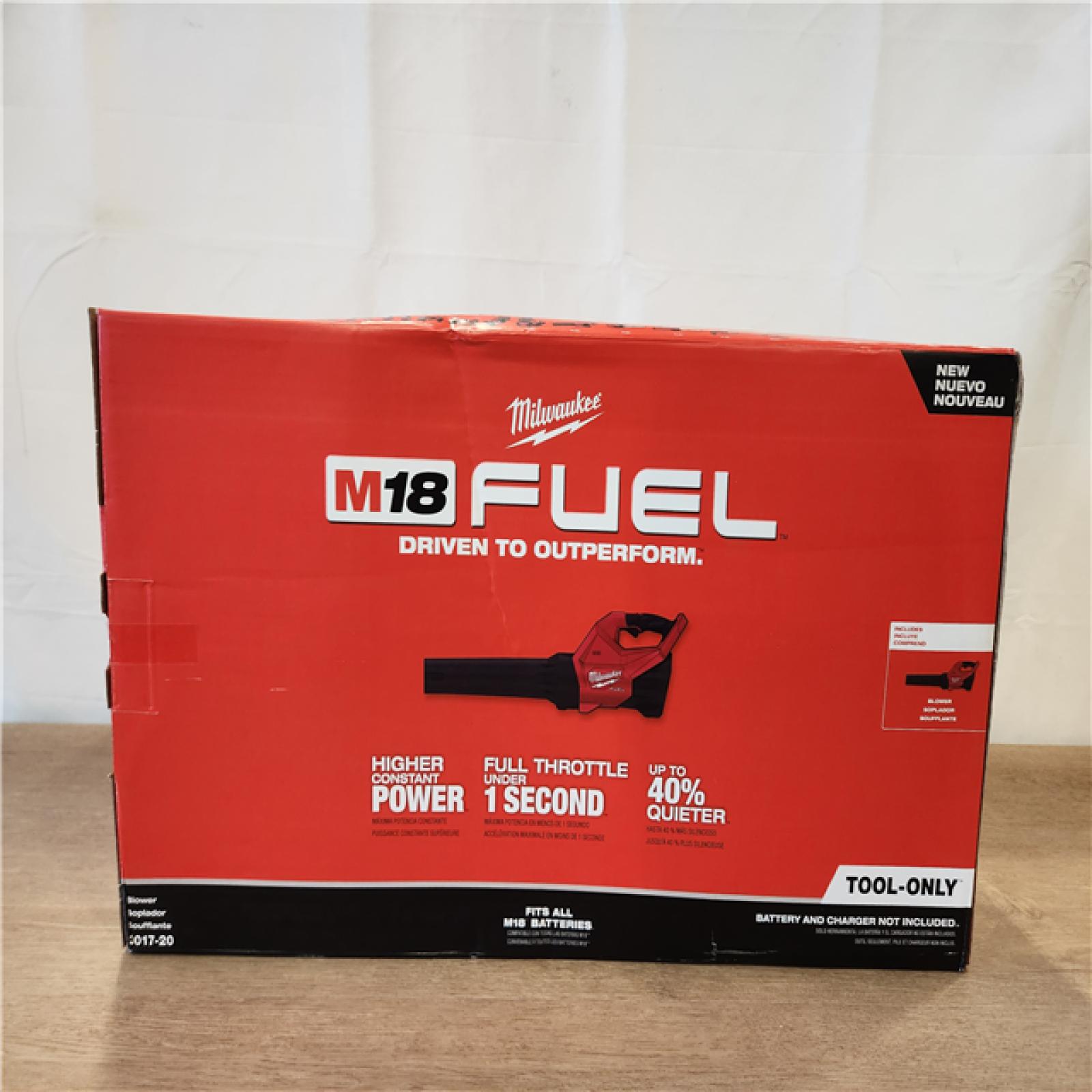NEW- Milwaukee FUEL 18V Lithium-Ion Brushless Cordless Handheld Blower (Tool-Only)