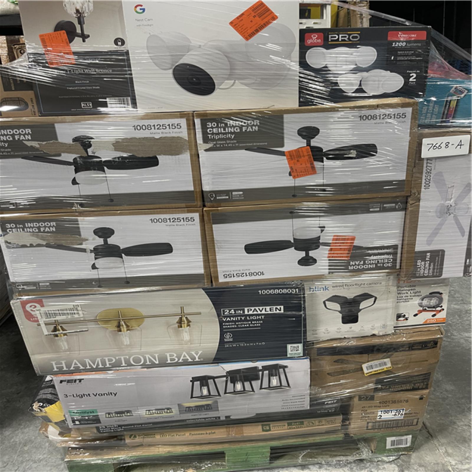 Atlanta Location As-Is Lighting (4 Pallets) 7668-A