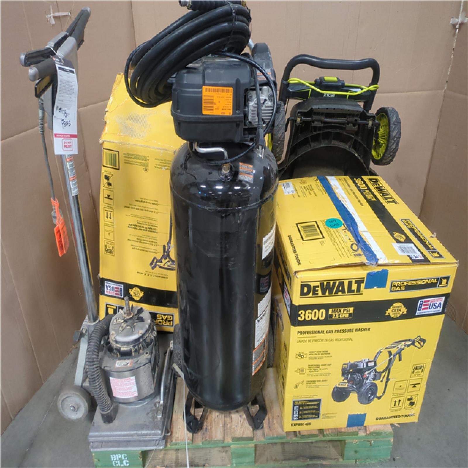 CALIFORNIA AS-IS OUTDOOR POWER EQUIPMENT