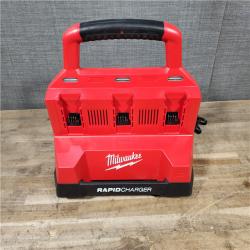 HOUSTON LOCATION - AS-IS Milwaukee M18 Packout Six Bay Rapid Charger