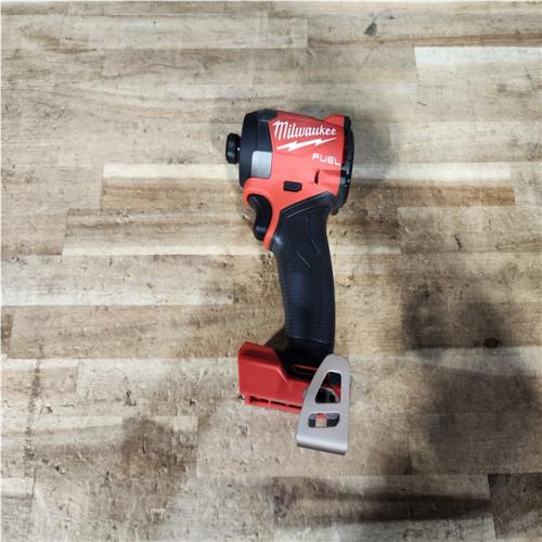 Houston Location AS-IS Milwaukee FUEL 18V Lithium-Ion Brushless Cordless 1/4 in. Hex Impact Driver (Tool-Only)