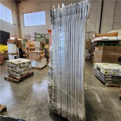 Phoenix Location AS-IS Veranda Linden 6 ft. H x 8 ft. W White Privacy Vinyl Fence Panel (Unassembled)