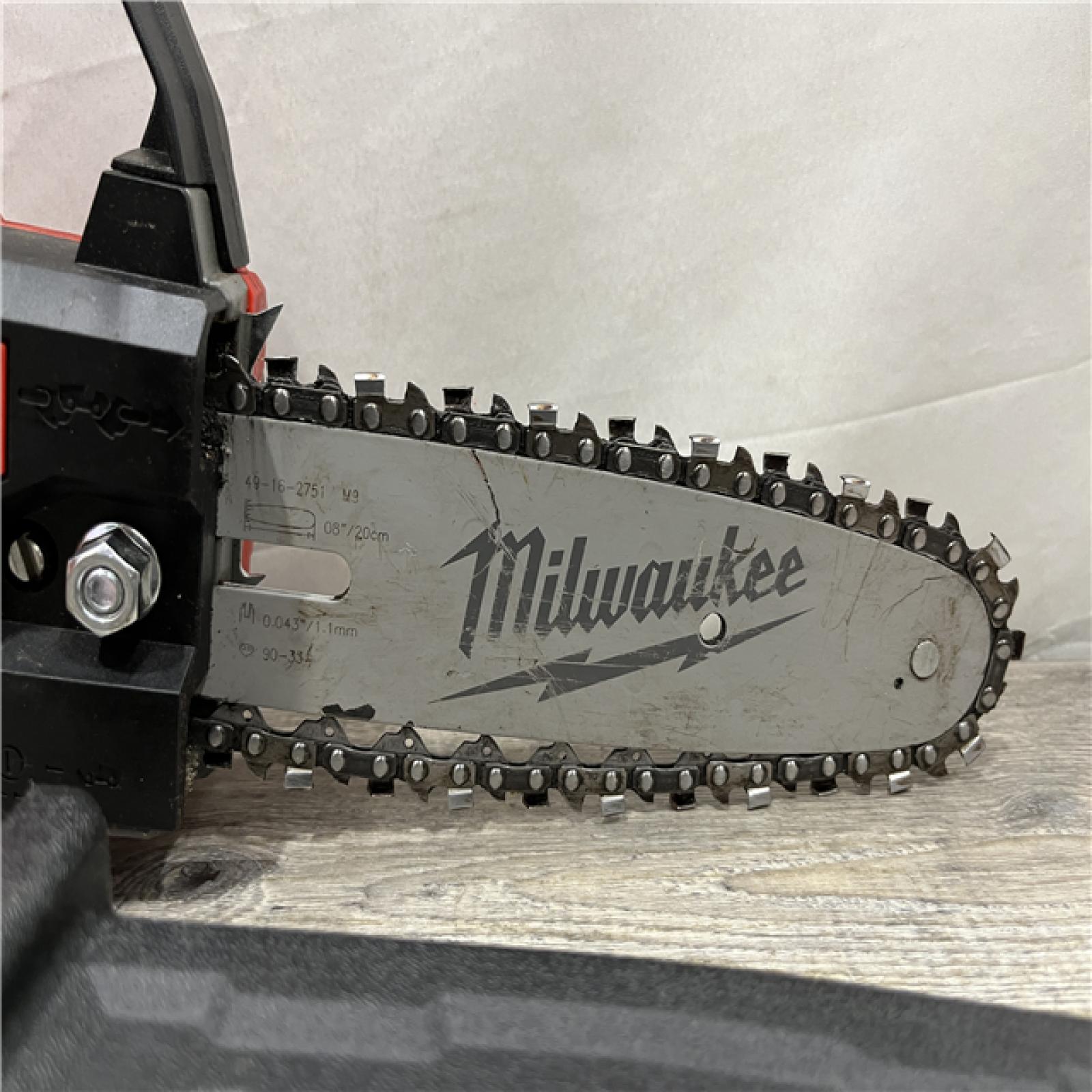 AS-IS Milwaukee FUEL 18V Lithium-Ion Brushless Cordless 8 in. HATCHET Pruning Saw (Tool-Only)